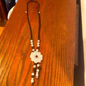 Hawaiian adjustable flower necklace